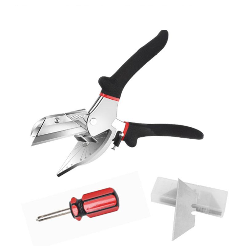 Многоугольные ножницы для скоса, угловые ножницы 45-135°, сайдинг, резак для проводов, многоцелевые ножницы для прокладки кабельных каналов, ручные инструменты