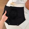 Antibacterial Ice Silk Seamless Women's Underwear High Waisted Jacquard Lace Breathable Plus Size Silk Antibacterial Crotch Triangle Pants