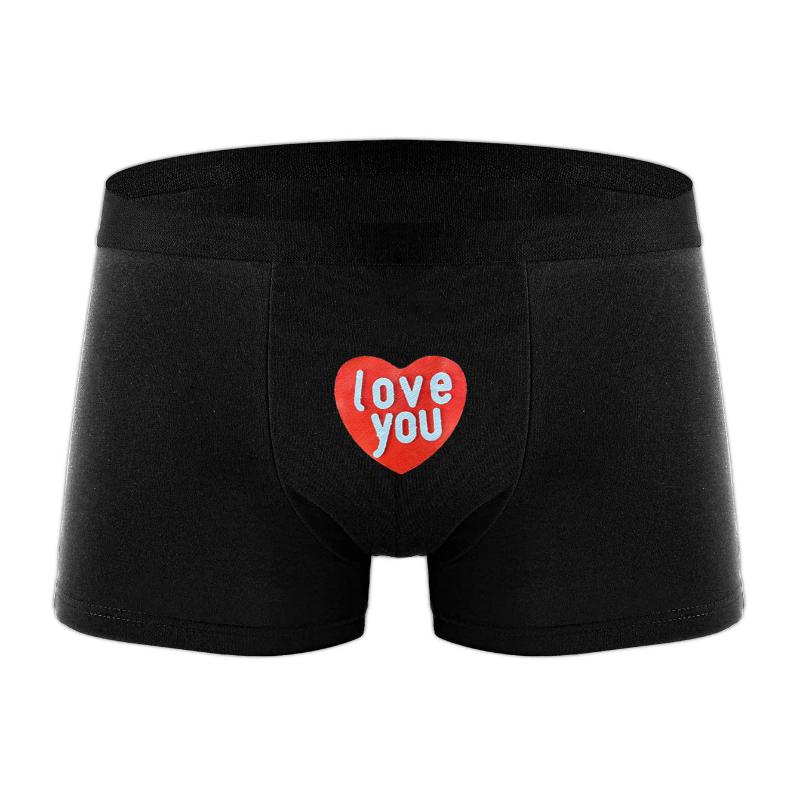Varsbaby Мужские трусики Love you Print Fun Pattern с тонкими модными трусиками