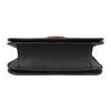 Tory Burch Britten Minimalist Fashion Hollow Double T Logo Flap Adjustable Metal Chain Leather Crossbody Shoulder Bag Women bags Black 140987-001