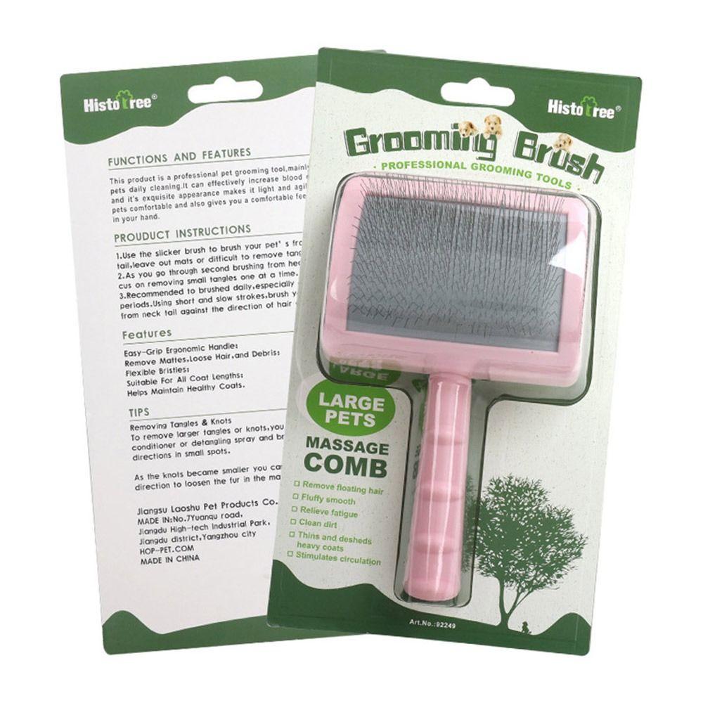 Tangles and Loose Fur Pet Fur Clean Pet Dematting Comb Dog Comb Grooming Combs Pet Cleaning Brush