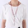 6mm Solid Colored Rosary Beads Catholic Necklace Rosary Beads Women Necklace  for Teenage Girl