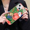Мальтийская собачка Милый Лайн Для IPhone 14 13 12 Mini 11 Pro XS Max X XR 14 Plus Закаленное Стекло Чехол