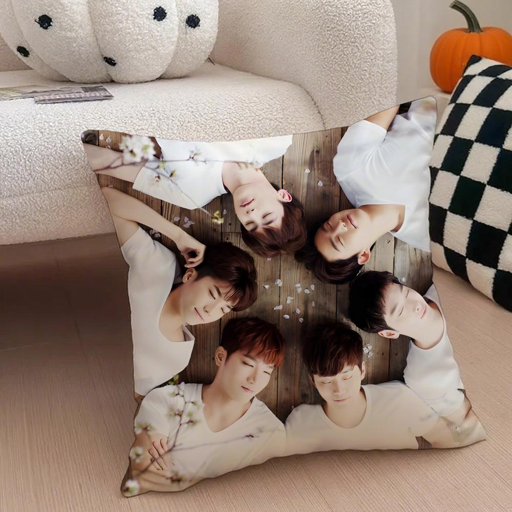 PM Cushion Cover Throw Pillow Cover Hidden Button Durable Polyester Chair Cushion