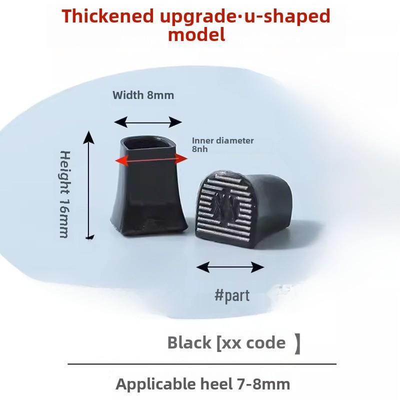 Silent Anti-Slip Stiletto Heel Protectors: Mute, Wear-Resistant Pads for Women's High Heels