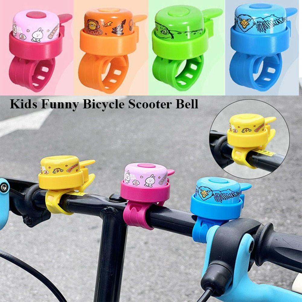 Многоцветный велосипедный звонок для скутера 3,5*2,6 см с рисунком велосипеда, напечатанный для руля велосипеда, аксессуары