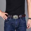 Bull Skull Shape Belt Buckle Adult Unisex Clothing Accessories Western Cowboy Buckle for Adult Waist Belt DIY Supplies