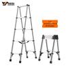 BUBUWEN Stainless Steel Telescopic A-Frame Ladder