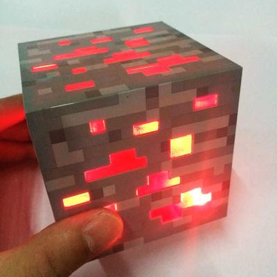 Minecraft Light-up Square Diamond Ore Светодиодные игрушки в качестве рождественских подарков