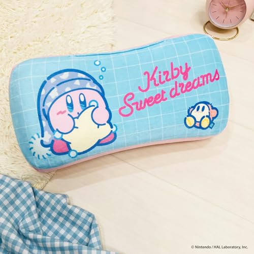 Подушка для поясницы из пенополиуретана с эффектом памяти MORIPiLO Kirby (Мини-подушка для отдыха) Мягкая и приятная на ощупь, плюшевая игрушка, подушка для сна. (Сладких снов, розовый), 16x33x8см, Ch