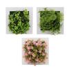 East Leaf Wall Greenery, Faux Wall-Mounted Plants Set with Succulents, Display, Interior Decor, Artificial Flowers (3-Piece Set)