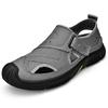 Летние уличные сандалии для ходьбы Мужская пляжная спортивная и повседневная обувь Новые сандалии с отверстиями Уличная обувь для вождения Мужские туфли для ходьбы