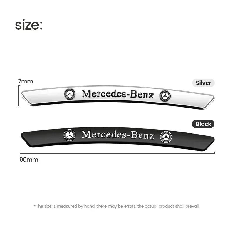 AXX2 3D Aluminum Car Styling Wheel Rim Sticker Car Refit Accessorie For Mercedes Benz AMG A B R G Class GLK GLA CLA GLB GLC C200 E200