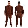 Anti-Scald Cowhide Welding Jacket: Leather & Cotton Protective Workwear