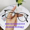Сверхлегкие женские очки с защитой от синего света, прозрачные очки для близорукости, студенческие оптические компьютерные очки по рецепту, 0 -1,0 -1,5 -2,0 -2,5 до -4,0