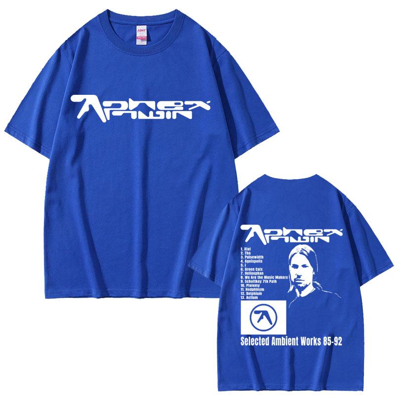 Aphex Twin Selected Ambient Works 85 92 Graphic Tshirt Unisex Women Fashion Vintage Oversized T Shirt Unisexs Casual Cotton Tshirts