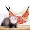 Animal Pet Cage Accessories Double-layer Guinea Pig Hideout Hamster House Rat Bed Hanging Hammock
