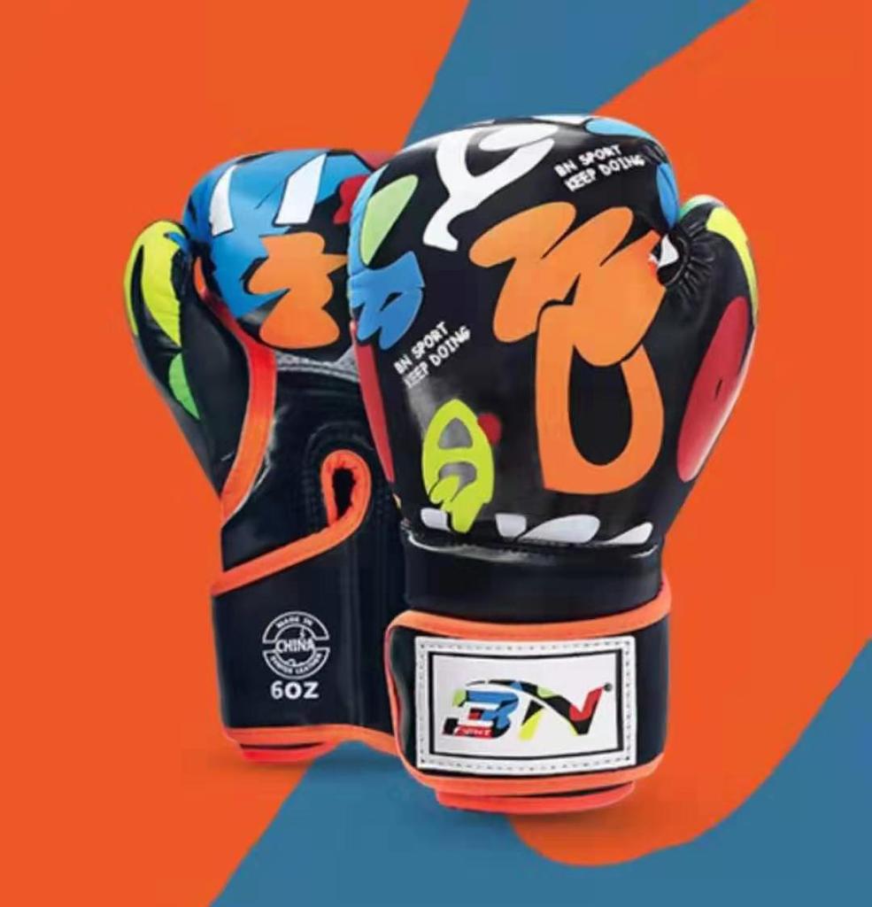 BN 6OZ Kids Child MMA Muay Thai Boxing Gloves Boy Girl Kickboxing Sparring Martial Arts Punch Training Mittens DEO