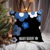 Классический логотип m-Mary Quant Наволочка Премиум-комфорт Двусторонняя Наволочка - Дизайн «Два в одном» для Любой Комнаты и Салона Автомобиля