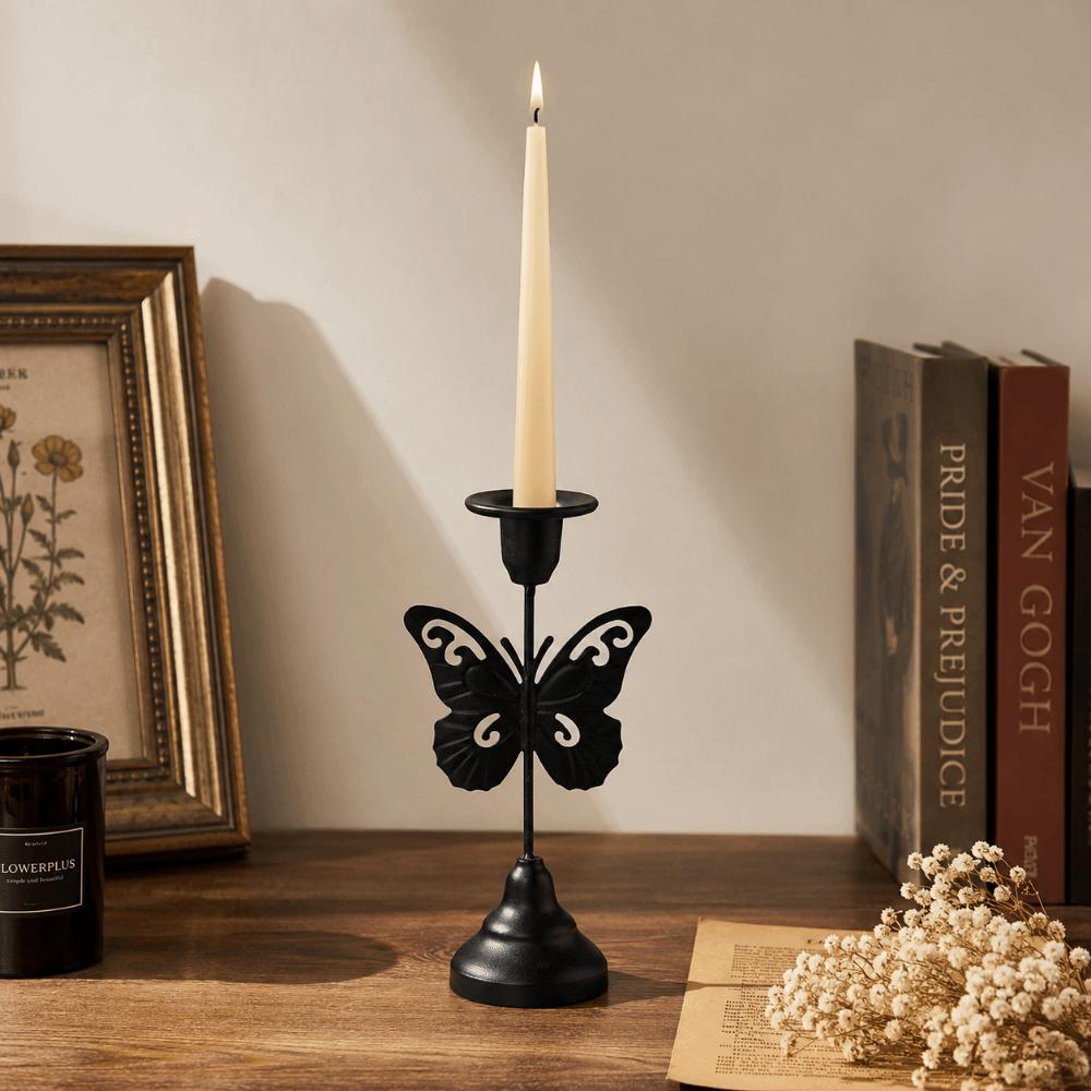 European Style Tabletop Candle Holder Elegant Leaf Candle Stand Candlestick Holder Wedding Props