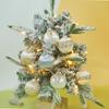 12pcs Delicate Christmas Ball Set 6CM Hanging Ornament Christmas Tree Decoration Pendant  Home