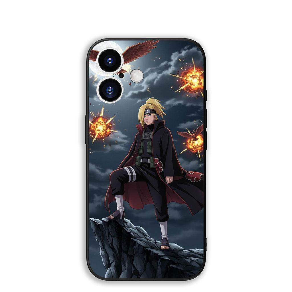 for Apple iPhone 16 15 14 11 Pro Max 6 7 8 Plus + SE2 SE3 SE 2022 2020 8+ Phone Case Akatsuki Deidara Narutos Itachi Uchiha
