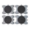 8Pcs Heavy Furniture Mover Multi-Functional Heavy Furniture Movers Tool Furniture Slides Kit  Home