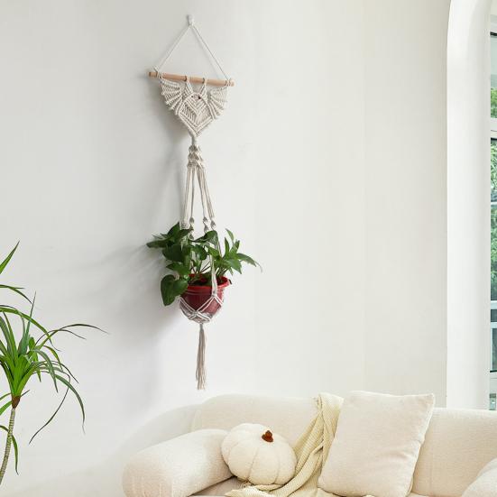 Готическая летучая мышь, подвесной плантатор, тканая летучая мышь, подвесной гобелен, сочный горшок, воздушный держатель для растений, домашний декор, украшение для любителей растений, подарки