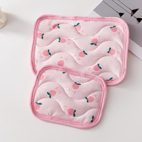 Подушка для хомяка, нескользящая нижняя часть, крутая охлаждающая ткань с мультяшным рисунком, подушка для сна в виде хомяка, товары для дома и домашних животных