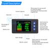 DC 10-100V 50A 100A 200A 300A 400A Кулонометр Тестер емкости автомобильного аккумулятора Батарейный кулонометр для электровелосипеда/Балансировочного самоката