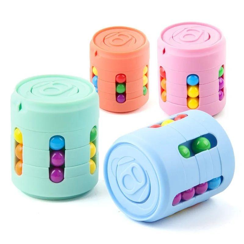 Многофункциональный спиннер Fidget Spinner Magic Colorful Beans Finger Spinning снимает стресс и декомпрессию для детей и взрослых