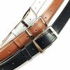Durable Leather and Metal Buckle Electric Guitar Strap Belt Shoulder Pad Adjustable Vintage Guitar Strap - Black