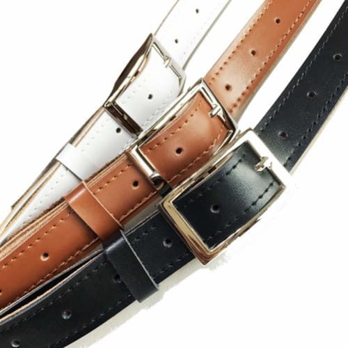 Durable Leather and Metal Buckle Electric Guitar Strap Belt Shoulder Pad Adjustable Vintage Guitar Strap - Black