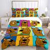 Scoobydoo Pop Art Print 3Pcs Bedding Setduvet Cover With 2 Bedropillowcase Home Birthday Gift