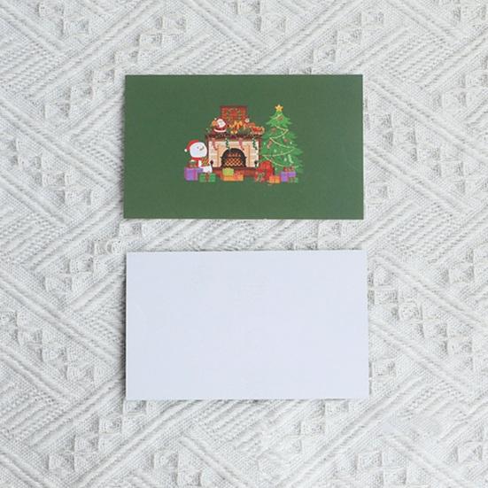 Yousheng 3D Christmas Fireplace Greeting Card Pop-Up Holiday Card for Festive Wishes Cozy Holiday Home Decoration