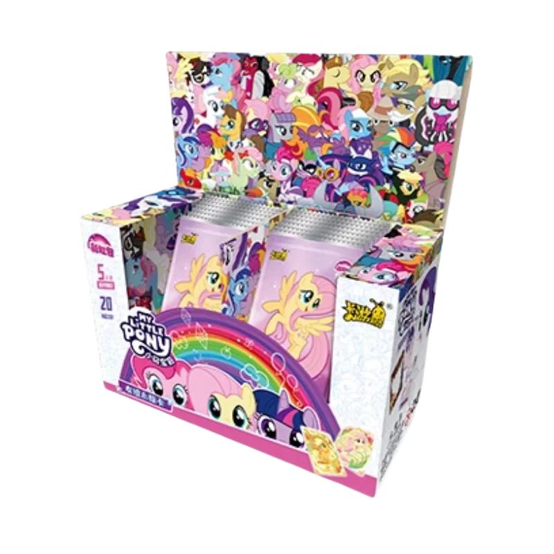 Authentic My Little Pony Series Card Shine Moon Pack Episode 5 Fluttershy Twilight Sparkle Anime Collection Card Toy Gift