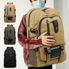 Extra Large Capacity Men's Canvas Backpack Oversized Travel Luggage Backpack