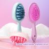 Double Toothed Long Handle Shampoo Brush For Scalp Massage Cleaning Salon Home Bath Brush Body Scrubber Hair Accessories