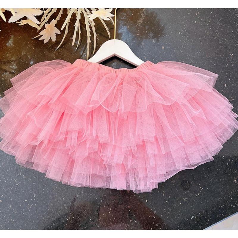 Black Fluffy Skirts Girls Little Toddler Tulle Princess Ball Gown Pettiskirt Ballet Dance Kids Partybirthday Skirt