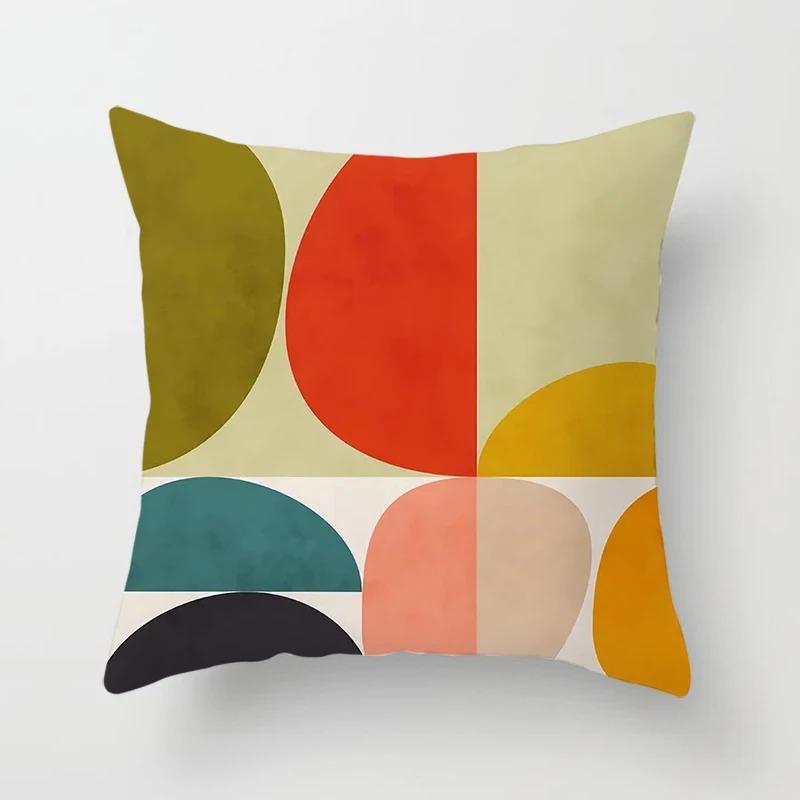 Простые красочные декоративные наволочки для гостиной, офиса, дома, наволочки для автомобиля, украшения