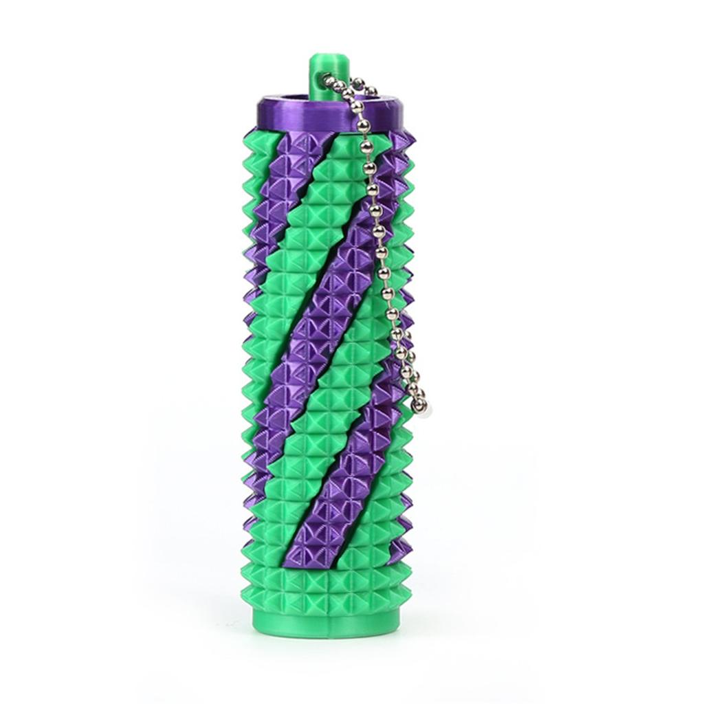 3D-печатная спиральная декомпрессионная массажная палочка для кончиков пальцев с маленькой ручкой