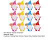 12Pcs Mini Holding Sign Gnome Figurine Tiny Faceless Dwarf Resin
