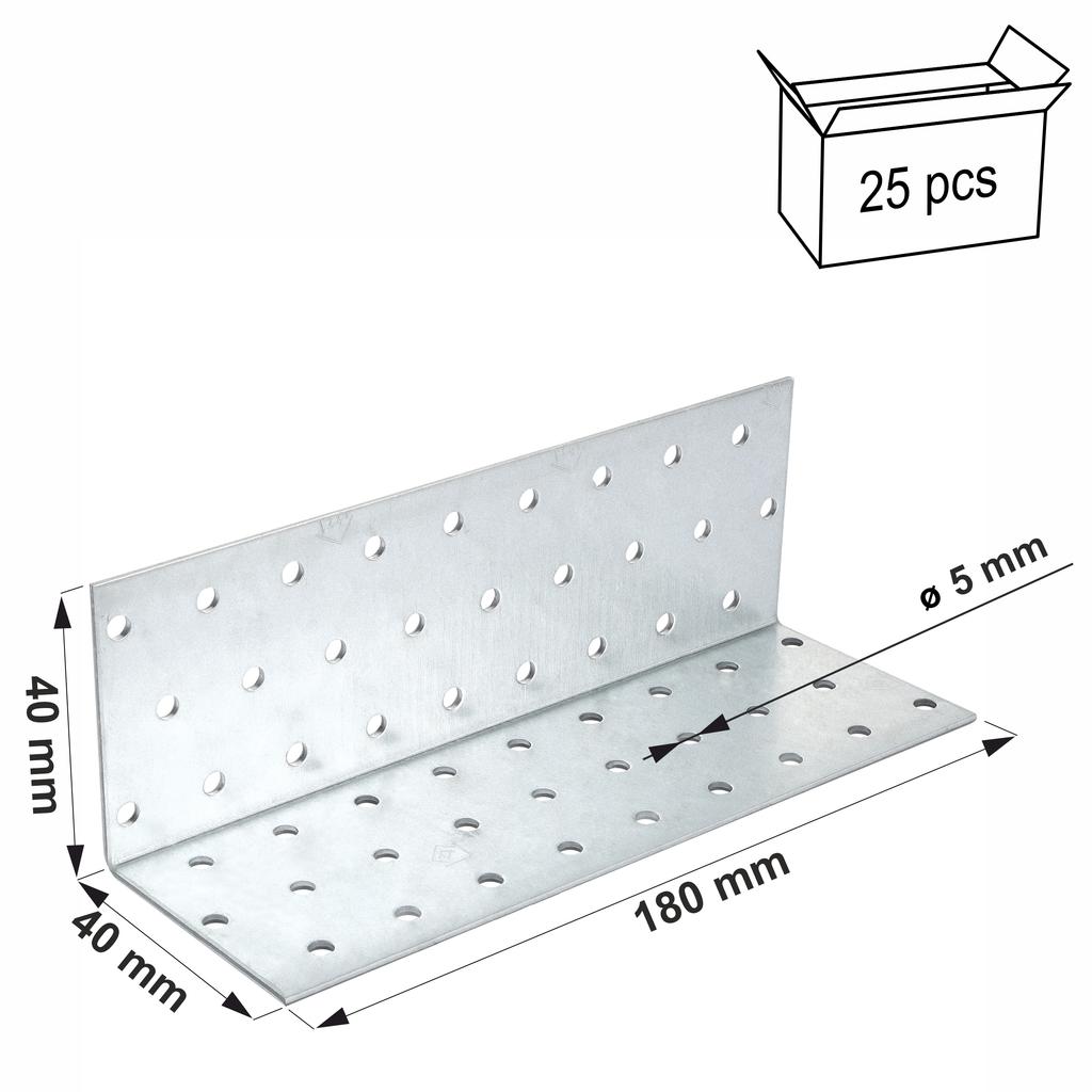 (z)Mounting angle KM22 60x60x180x2.0 (25)