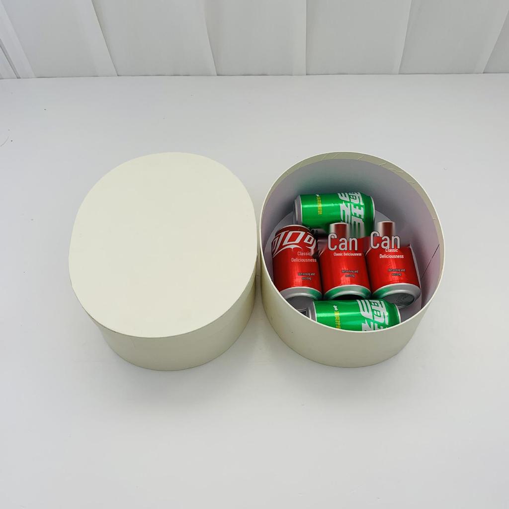 Teacher's Day Kraft Paper Gift Box: Transparent Oval Cookie & Candy Baking Packaging Box