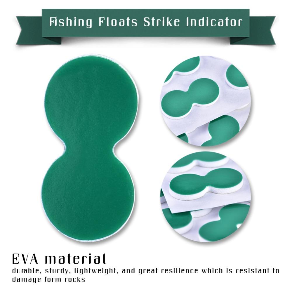 48PCS 2 Colors Fly Fishing Floats Pinch-on Fishing Floats Foam Strike Indicators  Fly Fishing