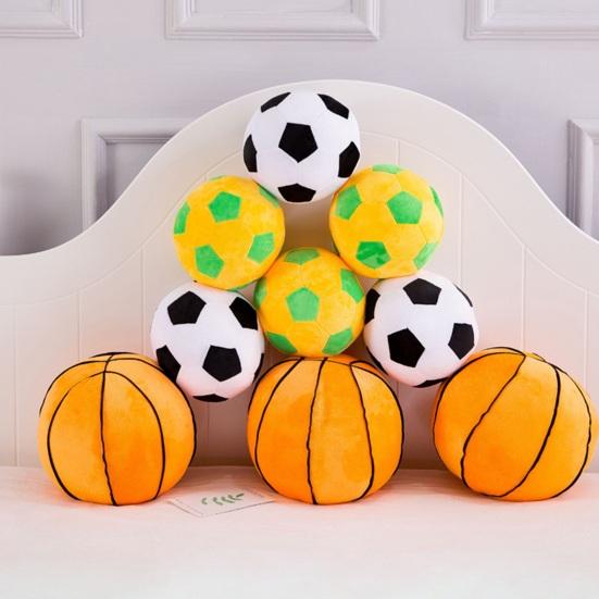 Баскетбольная плюшевая игрушка, футбольная плюшевая 3D мягкая спортивная подушка, мяч, футбольная кукла, украшение для спальни, домашнего офиса, дети