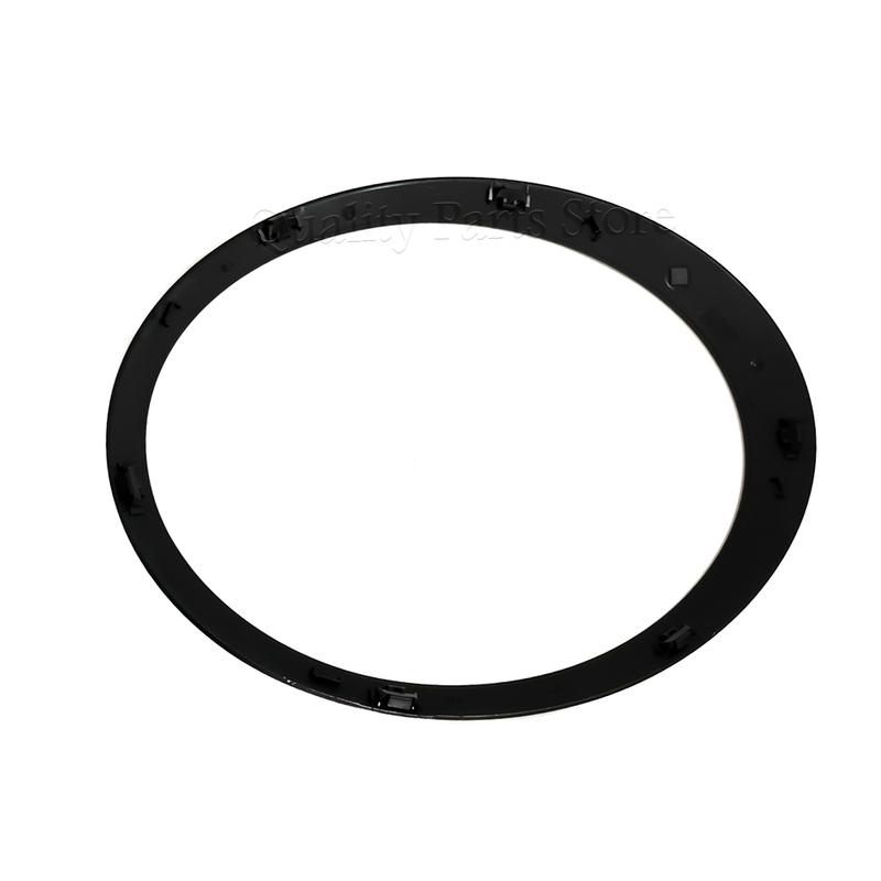 NEW For Cooper F55 F56 F57 2014-2021 Gloss Black/Silver Plated Headlight Ring Bezel Trim Surround Cover 51137300631 51137300632