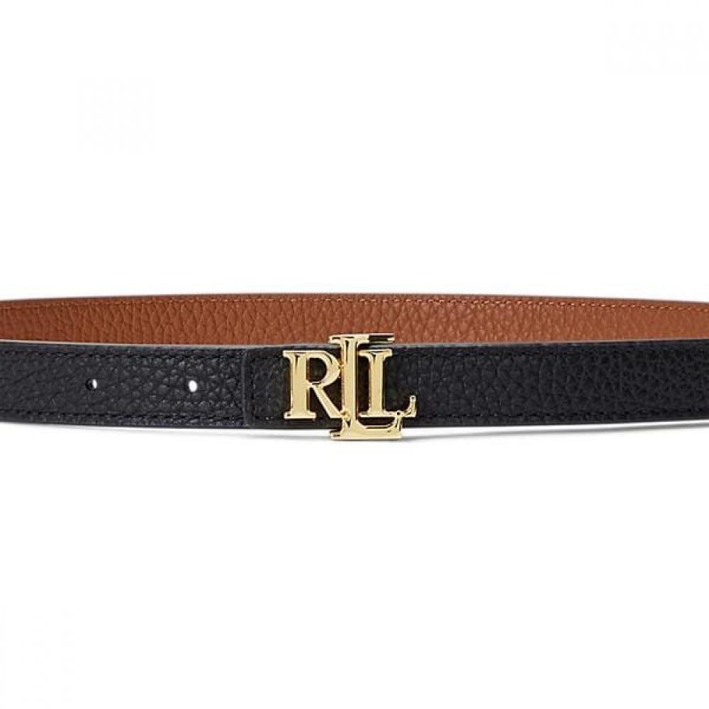 Lauren Ralph Lauren Логотип Реверсивный Кожаный Узкий Пояс Walrblt0f320128999