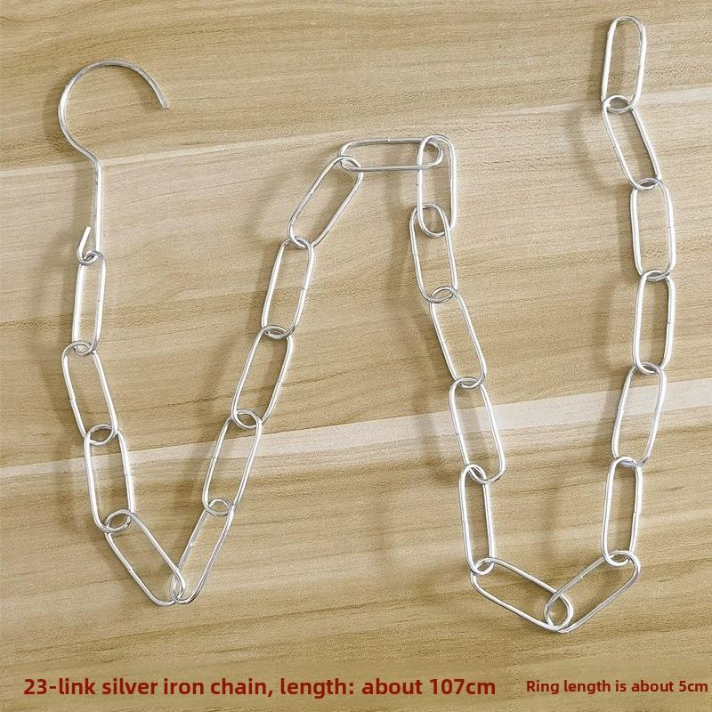 Удлиняющий крючок для звеньев цепи магазина одежды Подвесная звеньевая цепь Дисплей Стенд Подвесная звеньевая цепь Соединительная полоса для подвесной цепи