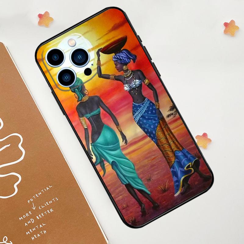 Чехол для женщины из Южной Африки для iPhone 11 12 13 14 15 16 Pro Max 15 16 Plus 13 12 Mini X XS XR